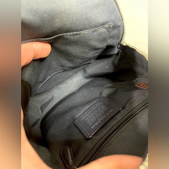 COACH #f72774 | ULTRA RARE navy firework Americana printed mini Charlie backpack - Picture 10 of 13